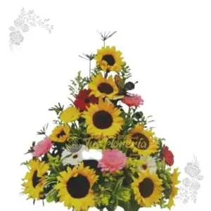 Arreglo Floral Tradicional Girasoles TR4