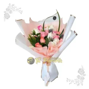 Bouquet Rosas Rosadas Juvenil B10