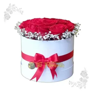 Caja Redonda de Rosas C7