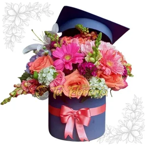 Caja Floral Redonda Mediana de Grado C36