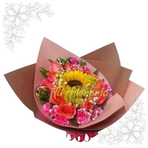 Bouquet de Mano Tradicional Girasol B27
