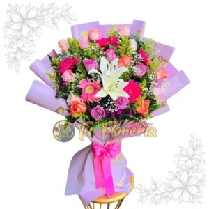 Bouquet Reversible en Flores BR03
