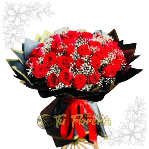 Bouquet | Reversible | Grande Rosas | Papel Coreano BR09